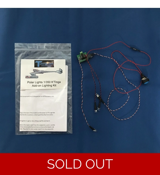 Polar Lights 1/350 K'Tinga Add on Lighting Kit